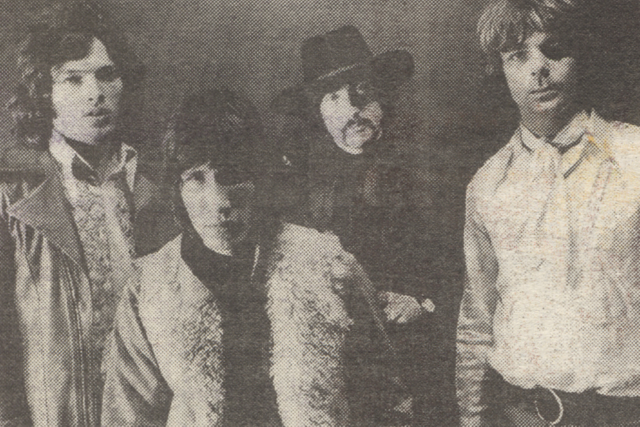 David Gilmour, Richard Wright, Nick Mason and Roger Waters of Pink Floyd.